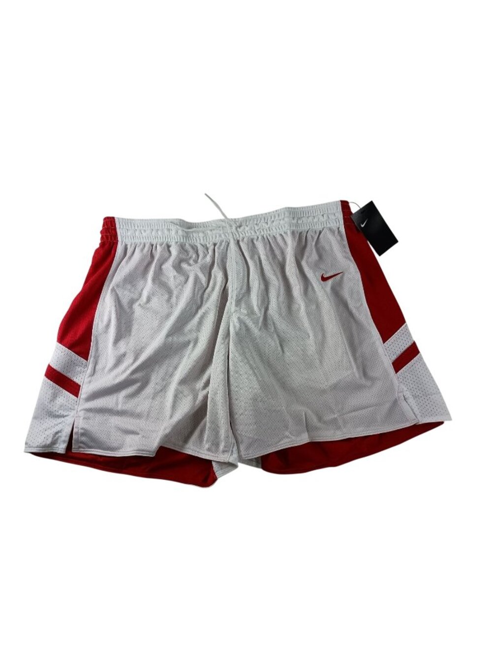 Nike White/Red Basketball Shorts Women's Sz.3XL New